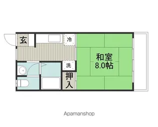 アベニュー島内【206号室】の間取り