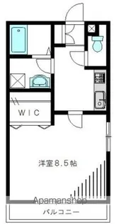 EXITO西糀谷(エクシトー)【201号室】の間取り