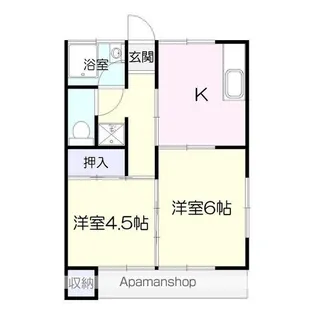 日枝ノ杜荘【1階】の間取り