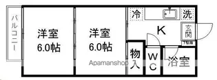 ハウスグランデ【203号室】の間取り