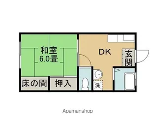 ワイズハイツ【1階】の間取り