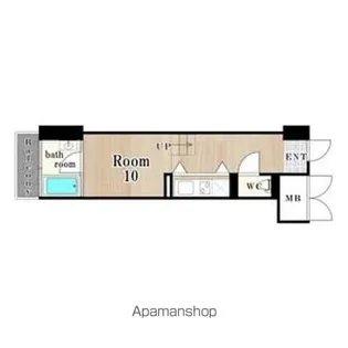 大阪府大阪市港区弁天4丁目【マンション】の間取り