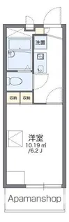 レオパレスWINS寺尾【3階】の間取り