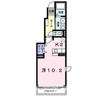 来夢1番館 A【1階】の間取り