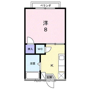 ロンドンストリートⅠ【2階】の間取り