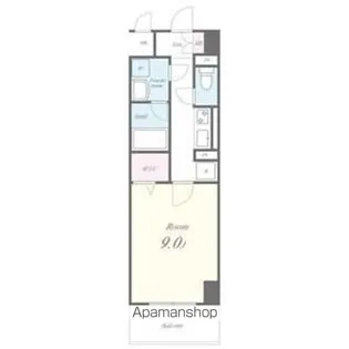 パルファン ドゥ ジョア【3階】の間取り