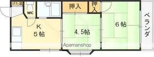 M’プラザ竜田通【4階】の間取り