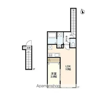 ウェルスクエア等々力【2階】の間取り