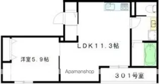 AZUR高円寺(アズール高円寺)【4階】の間取り