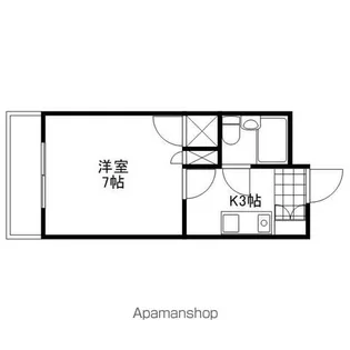 山本ビル【3階】の間取り