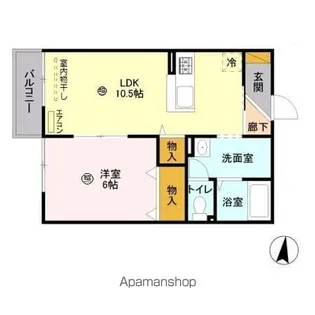 パルク セゾン【1階】の間取り