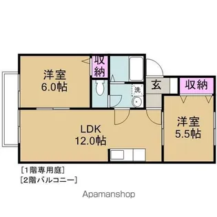 コーポミラージュ【1階】の間取り