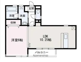 サン・メイプル【201号室】の間取り