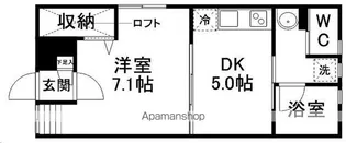 アーバンハイツ宮千代【1階】の間取り