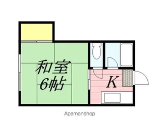 ハイツ英【202号室】の間取り