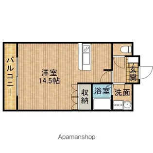 メゾンディール【202号室】の間取り