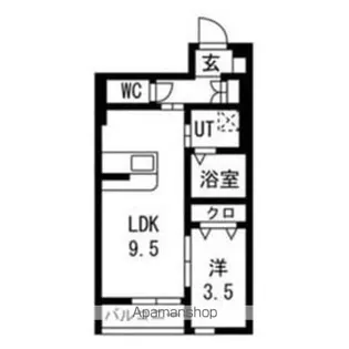 PIA蒲町Ⅱ(ピアカバノマチ)【1階】の間取り