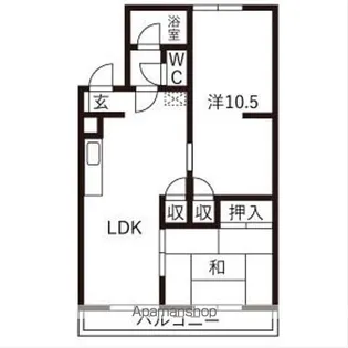 リアライズ自由ヶ丘【202号室】の間取り