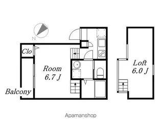 ディアマンテ【1階】の間取り