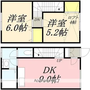 アクアコートA棟【2号室】の間取り