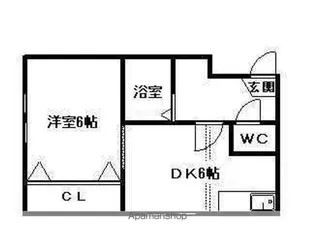 ノースランド南8条【101号室】の間取り