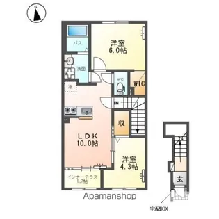 グランスタ エイアール【2階】の間取り