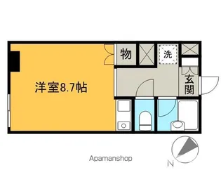 アークペット【2階】の間取り