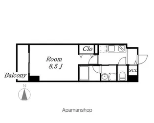 リシュドール名駅南【15階】の間取り