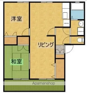 パルコート【1階】の間取り
