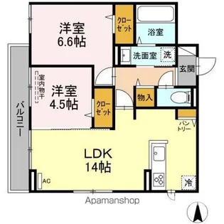 ATLAS【3階】の間取り