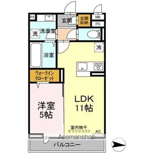 フェールⅡ【3階】の間取り