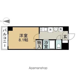 ヒルズ新栄3号館【2階】の間取り