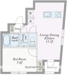 シャトーライフ千葉Ⅰ【2階】の間取り
