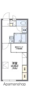 レオパレスシャインピア【209号室】の間取り