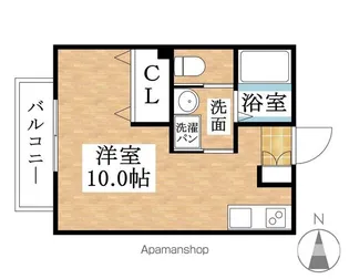 LE GIOIE豊山【1階】の間取り