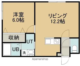 トクトラスト港【306号室】の間取り