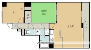 グリーンパーク小松島【9階】の間取り
