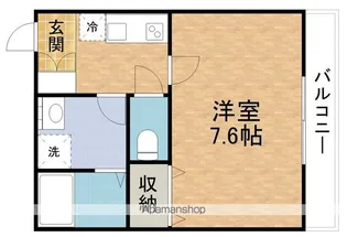 KORE・YIELD神戸北【2階】の間取り