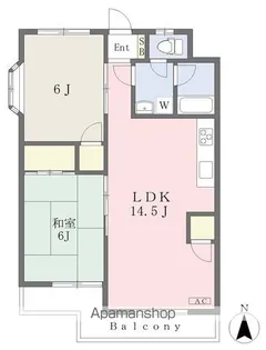 ハイツ関谷【302号室号室】の間取り