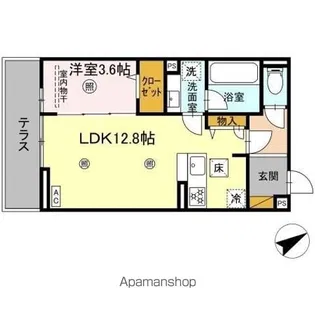 リオ ポンテ【1階】の間取り