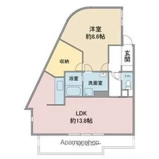 シャルマン高社【1階】の間取り