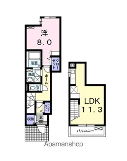 サンモール Ⅱ【1階】の間取り