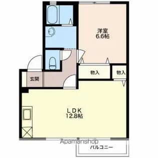 シャルマン城東Ⅱ【1階】の間取り