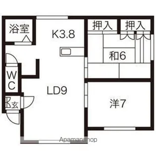 KHヒルズ【3階】の間取り