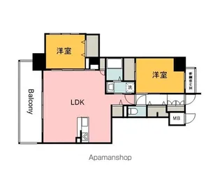 S−RESIDENCE富士見町AGLITTER【601号室】の間取り