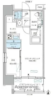パークアクシス西大島コンフォートスクエア【9階】の間取り