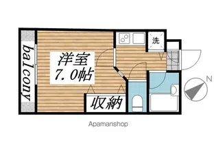 メゾンフジヨシ【4階】の間取り