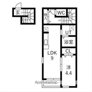 サンテラス郡山【2階】の間取り