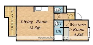 レスペデザ元町【5階】の間取り