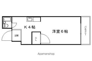 秋街道ハイツ【201号室】の間取り